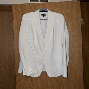Lane Bryant white dress jacket size 16